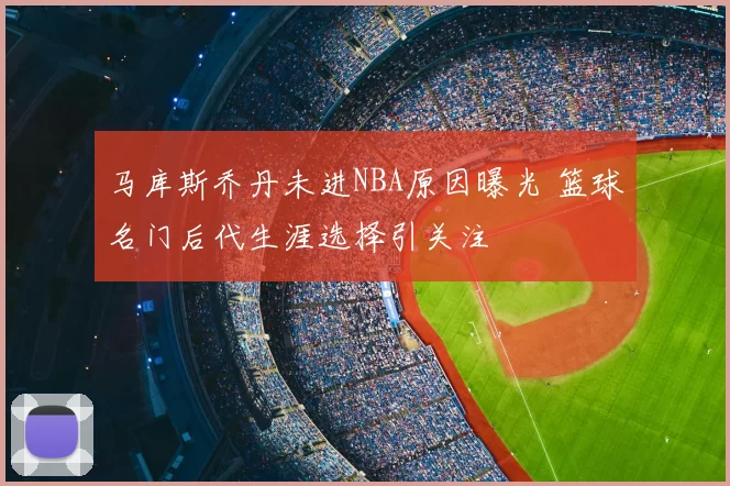 马库斯乔丹未进NBA原因曝光 篮球名门后代生涯选择引关注